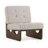 Modrest Kaylie - Contemporary Off White Accent Chair / VGEU-7367LC