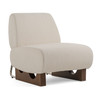 Modrest Barbara Modern Off White Accent Chair / VGEU-7368LC