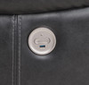 Sycamore Upholstered Power Recliner Chair Dark Grey / CS-610233P