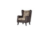 Elmbrook Upholstered Wingback Accent Club Chair Brown / CS-903080
