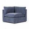 Divani Casa Kinsey - Modern Blue Fabric Modular Corner Seat / VGKK-KF.8035-CORNER-NAVY