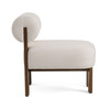Modrest Rosanne Modern Off White Fabric Accent Chair / VGEU-7356LC