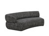 Divani Casa Lakota - Modern Dark Grey Fabric Curved Sectional Sofa / VGOD-ZW-23044-DKGRY