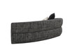 Divani Casa Lakota - Modern Dark Grey Fabric Curved Sectional Sofa / VGOD-ZW-23044-DKGRY