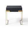 Modrest Rothsay - Modern Wenge + Gold Nightstand / VGVC-N096A