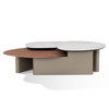Modrest Robson - Modern Ceramic + Walnut Coffee Table / VGCS-CT-23098