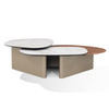 Modrest Robson - Modern Ceramic + Walnut Coffee Table / VGCS-CT-23098