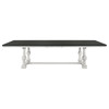 Aventine Rectangular Dining Table with Extension Leaf Charcoal and Vintage Chalk / CS-108241