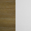 Appleton Rectangular Wood Dining Table Brown Brushed and White / CS-110411