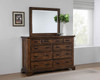 Elk Grove 9-drawer Dresser with Mirror with Jewelry Tray Vintage Bourbon / CS-203893M