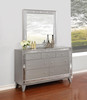 Leighton 7-drawer Dresser with Mirror Metallic Mercury / CS-204923M