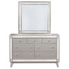 Leighton 7-drawer Dresser with Mirror Metallic Mercury / CS-204923M