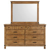 Brenner 8-drawer Dresser with Mirror Rustic Honey / CS-205263M