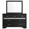 Miranda 7-drawer Dresser with Mirror Black and Rhinestone / CS-206363M