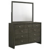 Serenity 9-drawer Dresser with Mirror Mod Grey / CS-215843M