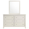 Selena 6-drawer Dresser with Mirror Cream White / CS-400233M