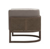 Modrest Haney - Modern Grey Fabric + Grey Oak+ Rattan Accent Chair / VGMF-L3160-GRY