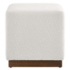 Tilden 17" Square Boucle Upholstered Ottoman / EEI-6641