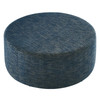 Callum Large 38" Round Woven Heathered Fabric Upholstered Ottoman / EEI-6649