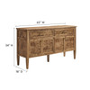 Elysian 62" Wood Sideboard / EEI-6794