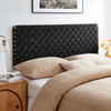 Sparta Weave Wall-Mount Queen Vegan Leather Headboard / MOD-7124