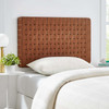 Sparta Weave Wall-Mount Twin Vegan Leather Headboard / MOD-7120