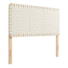 Sparta Weave Vegan Leather Full Headboard / MOD-7123