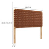 Sparta Weave Vegan Leather Full Headboard / MOD-7123