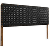 Sparta Weave King Vegan Leather Headboard / MOD-7127