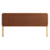 Sparta Weave King Vegan Leather Headboard / MOD-7127