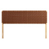 Sparta Weave King Vegan Leather Headboard / MOD-7127