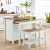 Garland 3-Piece Kitchen Island and Stool Set / EEI-6894