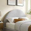 Resort Upholstered Fabric Arched Round Queen Platform Bed / MOD-7132