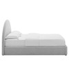 Resort Upholstered Fabric Arched Round Full Platform Bed / MOD-7130