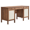 Capri 58" Wood Grain Office Desk / EEI-6618