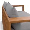 Tahoe Acacia Wood Outdoor Patio Acacia Wood Loveseat / EEI-6783