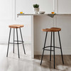 Concord Backless Wood Bar Stools - Set of 2 / EEI-6742