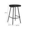 Concord Backless Wood Counter Stools - Set of 2 / EEI-6741