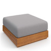 Tahoe Outdoor Patio Acacia Wood Ottoman / EEI-6785