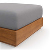 Tahoe Outdoor Patio Acacia Wood Ottoman / EEI-6785