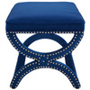 Expound Upholstered Nailhead Trim Performance Velvet Bench / EEI-3069