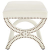 Expound Upholstered Nailhead Trim Performance Velvet Bench / EEI-3069