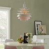 Rebound 17" Stainless Steel Chandelier / EEI-1554