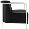 Ebb Upholstered Vinyl Lounge Chair / EEI-1439