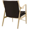 Makeshift Upholstered Fabric Lounge Chair / EEI-1440