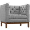 Panache Living Room Set Upholstered Fabric Set of 3 / EEI-2435