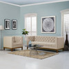 Panache Living Room Set Upholstered Fabric Set of 2 / EEI-2437