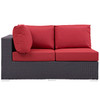 Convene Outdoor Patio Left Arm Loveseat / EEI-1842