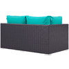 Convene Outdoor Patio Left Arm Loveseat / EEI-1842