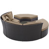 Convene Circular Outdoor Patio Daybed Set / EEI-2171